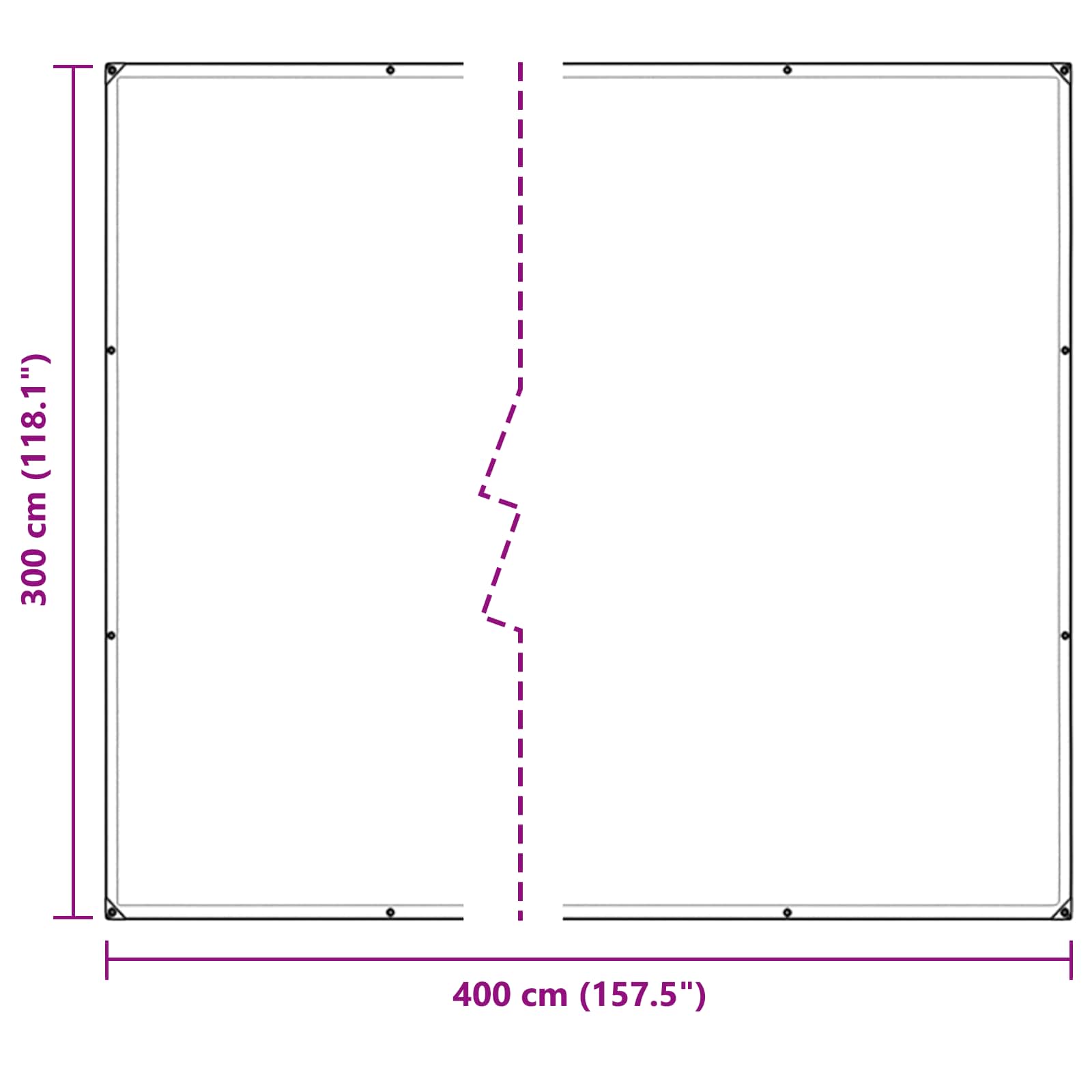 Copertura per Piante Trasparente 3 x 4 m PVC