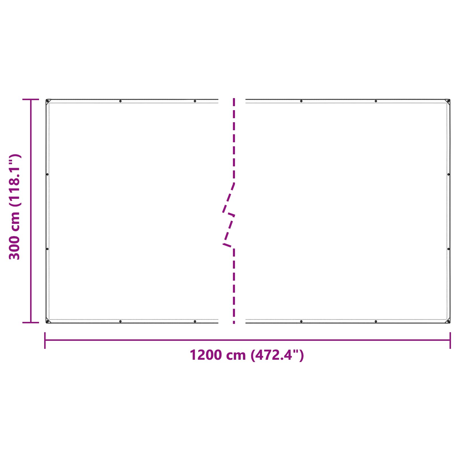 Copertura per Piante Trasparente 3 x 12 m PVC