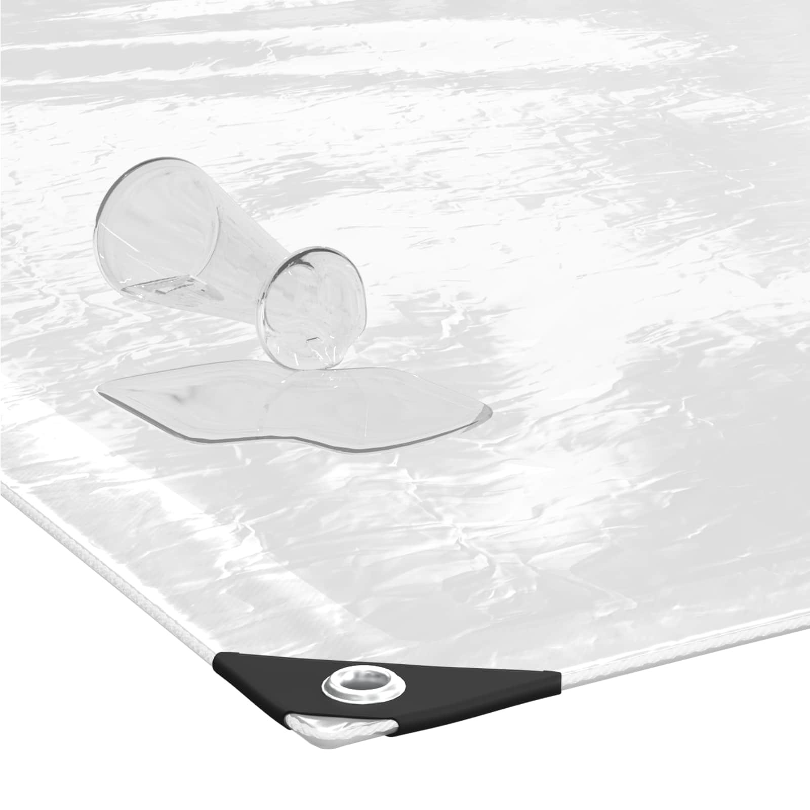 Copertura per Piante Trasparente 6 x 6 m PVC