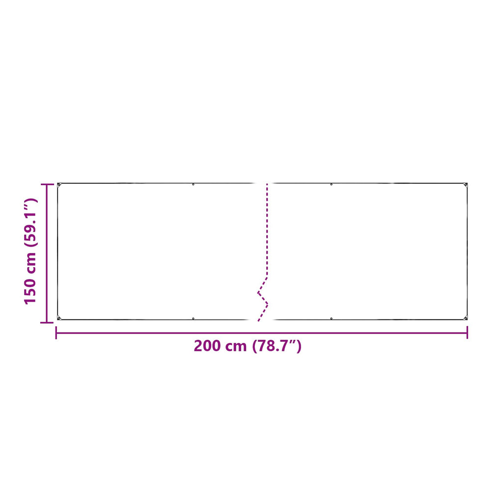 Copertura per Piante Trasparente 2 x 1,5 m PVC