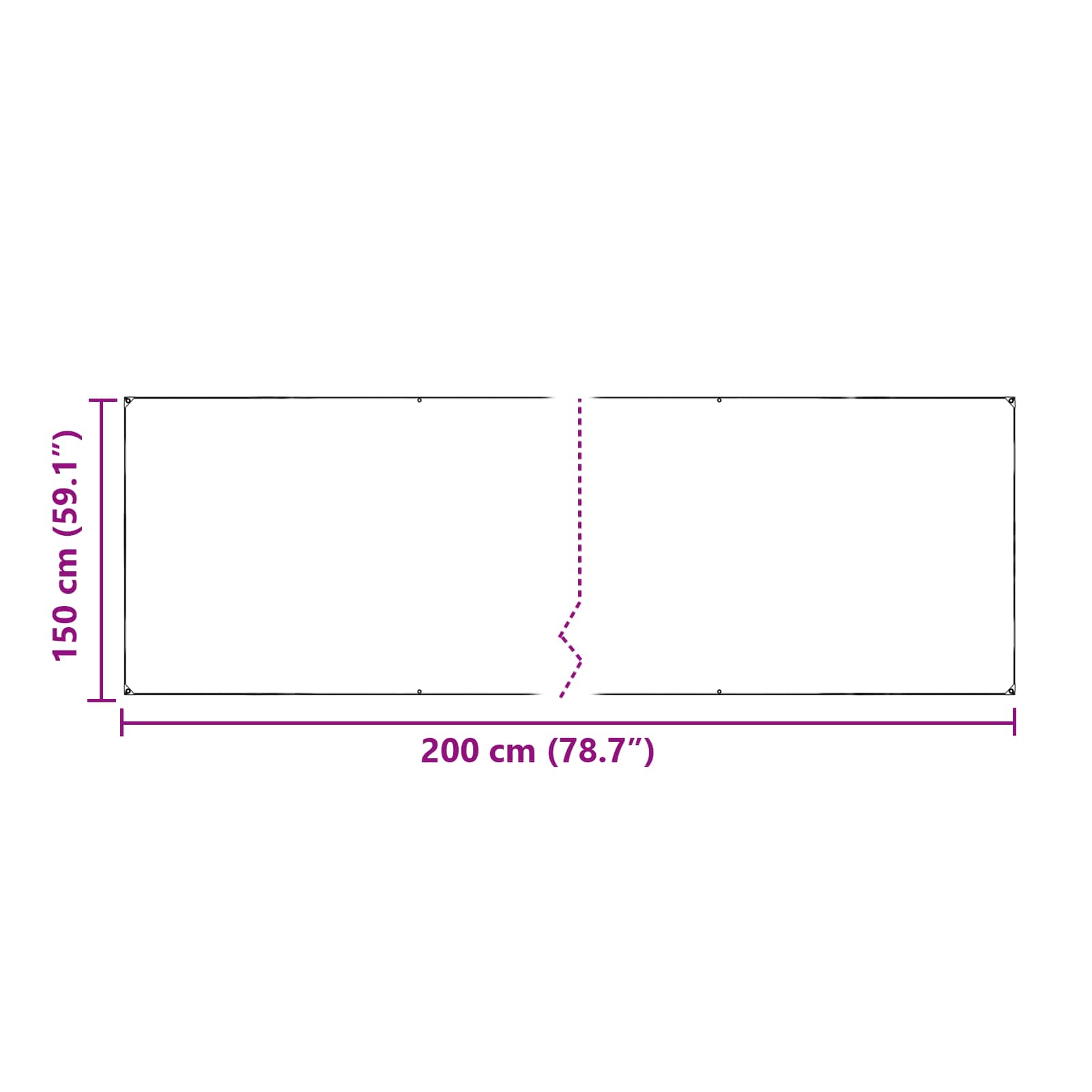 Copertura per Piante Trasparente 2 x 1,5 m PVC