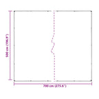 Copertura per Piante Trasparente 7 x 5 m PVC