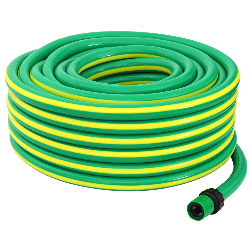Tubo da Giardino 5-Ply Verde e Giallo 3 / 4'' 100 m PVC