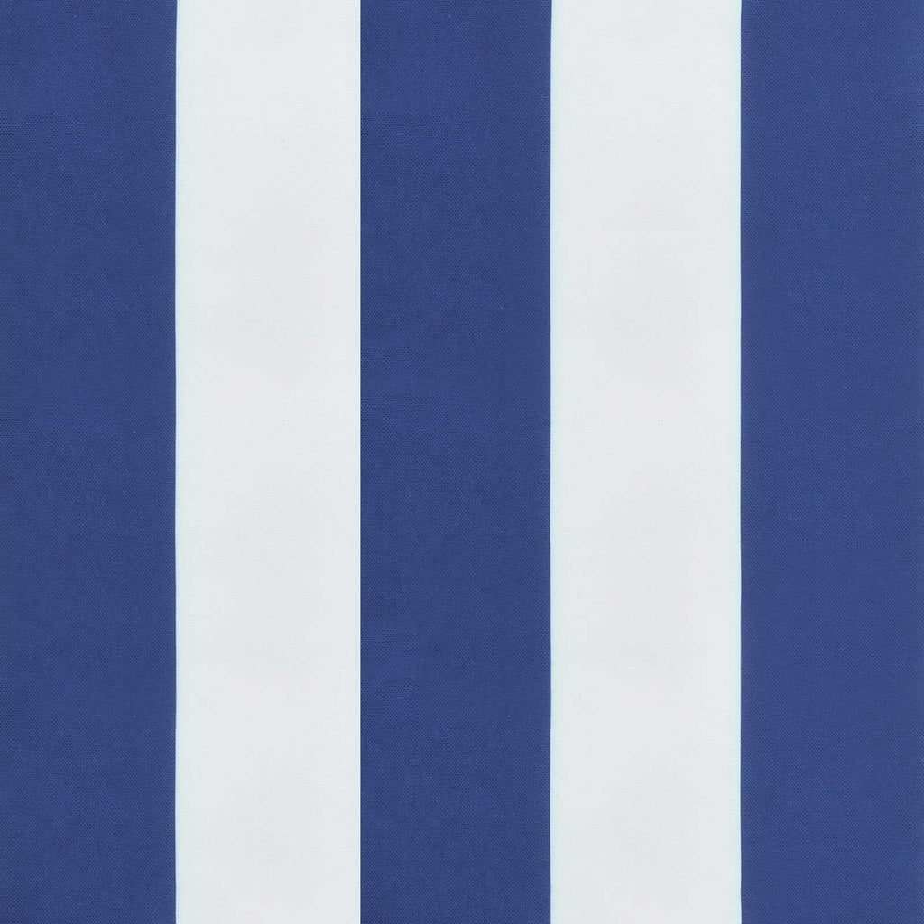 Cuscino da Esterno 6 pcs Blu e Bianco 120 x 50 x 7 cm Tessuto