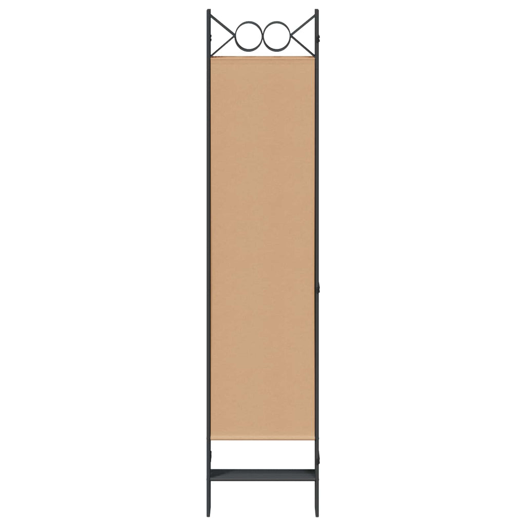 Divisore per Stanza a 6 Pannelli Beige 240 x 180 cm Tessuto