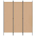 Divider per stanze Beige 150 x 180 cm Tessuto