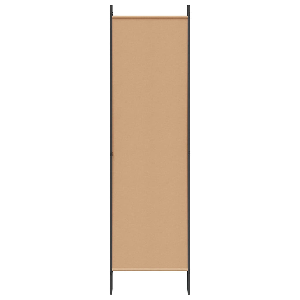 Divisore per Stanza a 6 Pannelli Beige 300 x 180 cm Tessuto