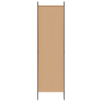 Divisore per Stanza a 6 Pannelli Beige 300 x 180 cm Tessuto