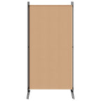 Paravento a 3 pannelli Beige 260 x 180 cm Tessuto
