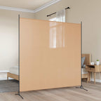 Divider per Stanze a Pannello Singolo Beige 175 x 180 cm