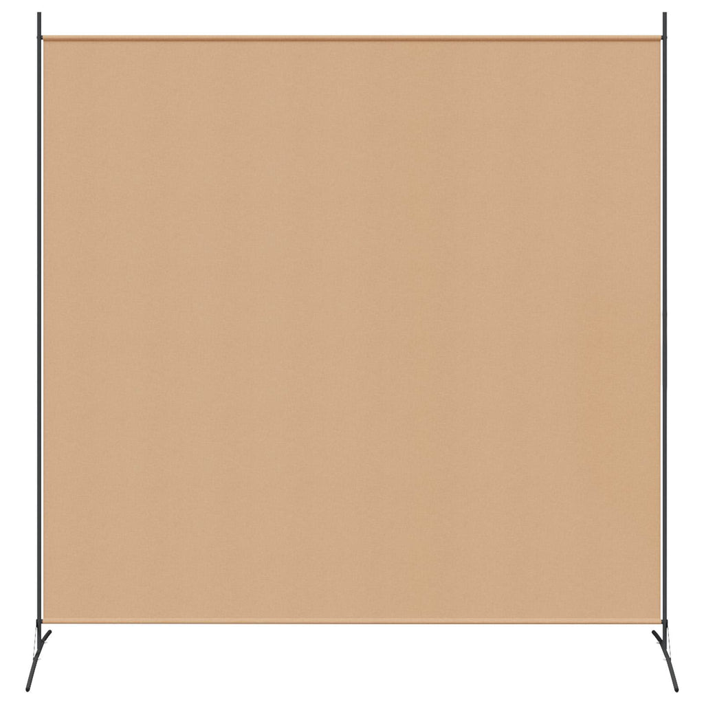 Divider per Stanze a Pannello Singolo Beige 175 x 180 cm