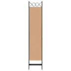 Divisore per Stanza a 6 Pannelli Beige 240 x 200 cm Tessuto