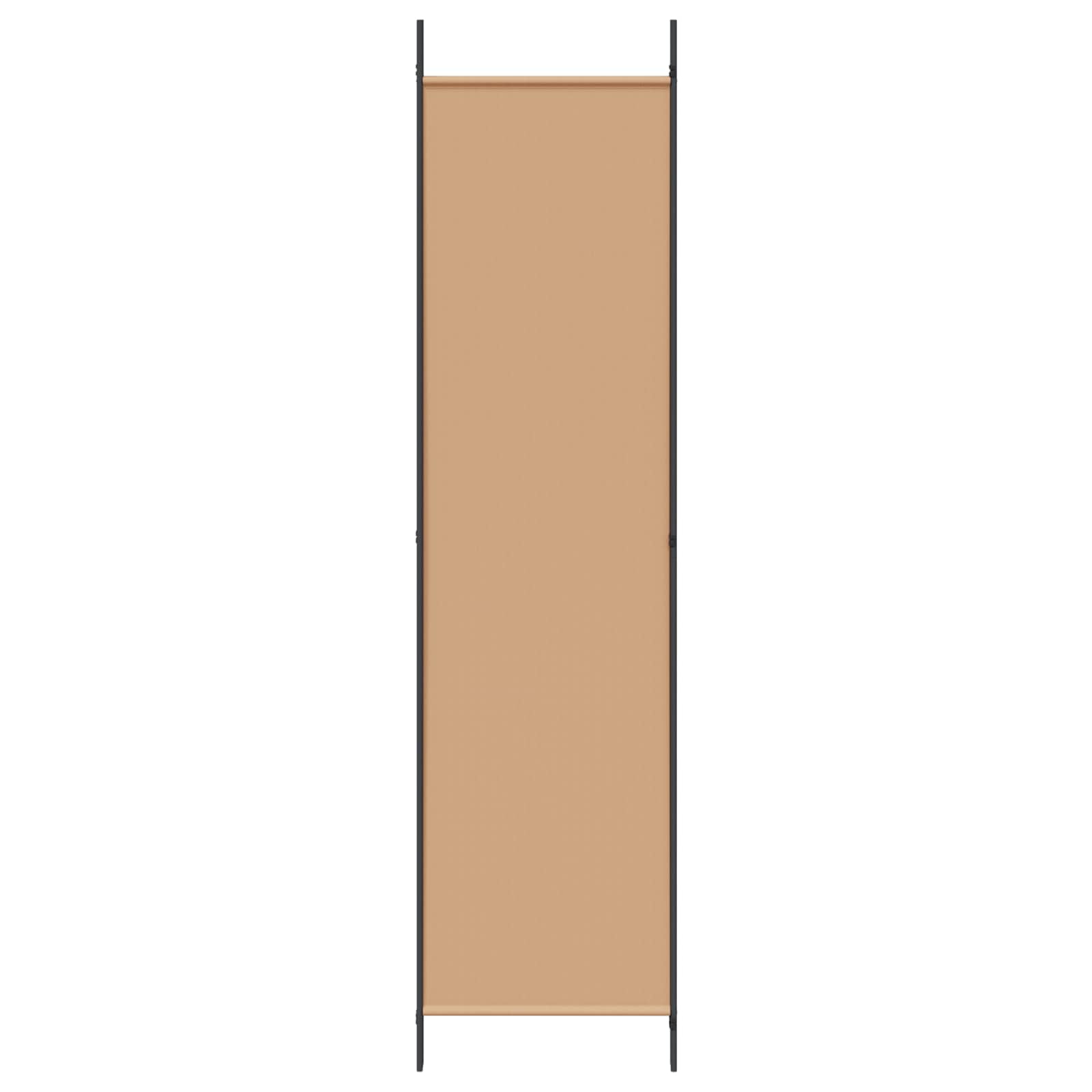 Paravento a 3 pannelli Beige 150 x 200 cm Tessuto