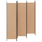 Divisore per Stanza a 6 Pannelli Beige 300 x 200 cm Tessuto