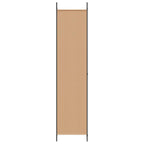 Paravento a 4 Pannelli Beige 200 x 220 cm Tessuto