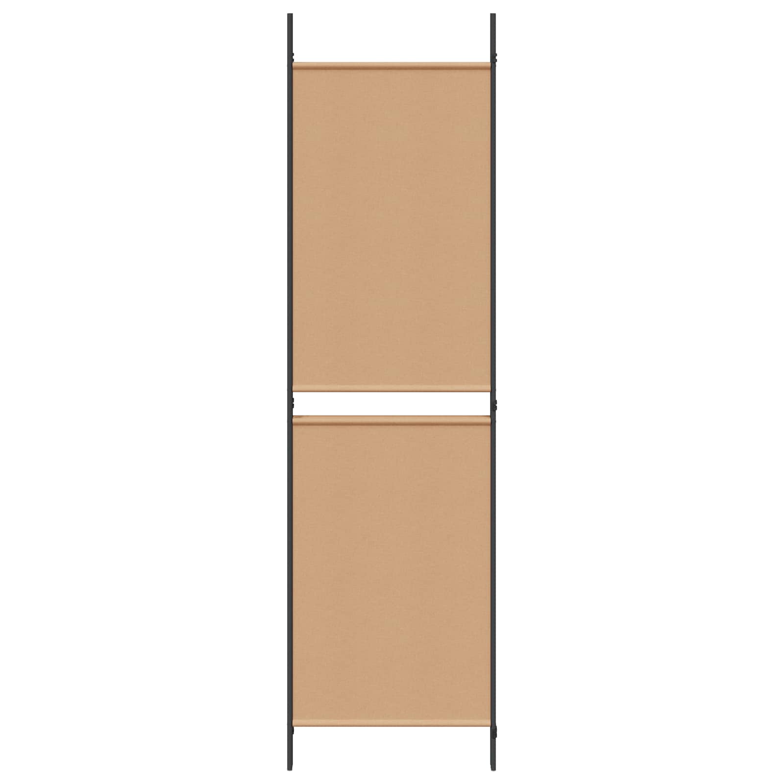 Paravento a 3 pannelli Beige 150 x 180 cm Tessuto