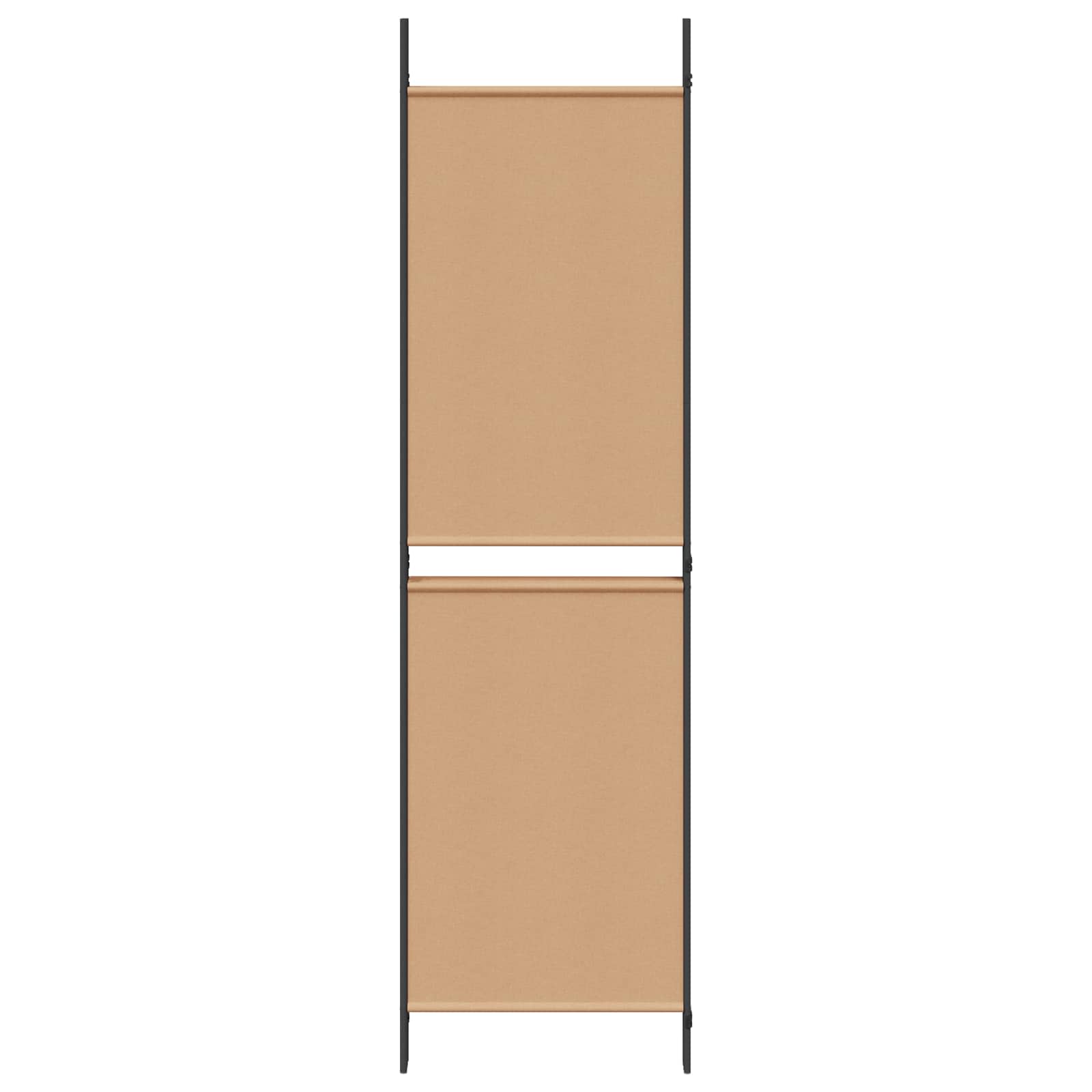 Paravento a 4 pannelli Beige 200 x 180 cm Tessuto