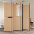 Divisore per Stanza a 6 Pannelli Beige 300 x 200 cm Tessuto