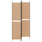 Pannello Divisorio a 3 Pannelli Beige 150 x 220 cm Tessuto