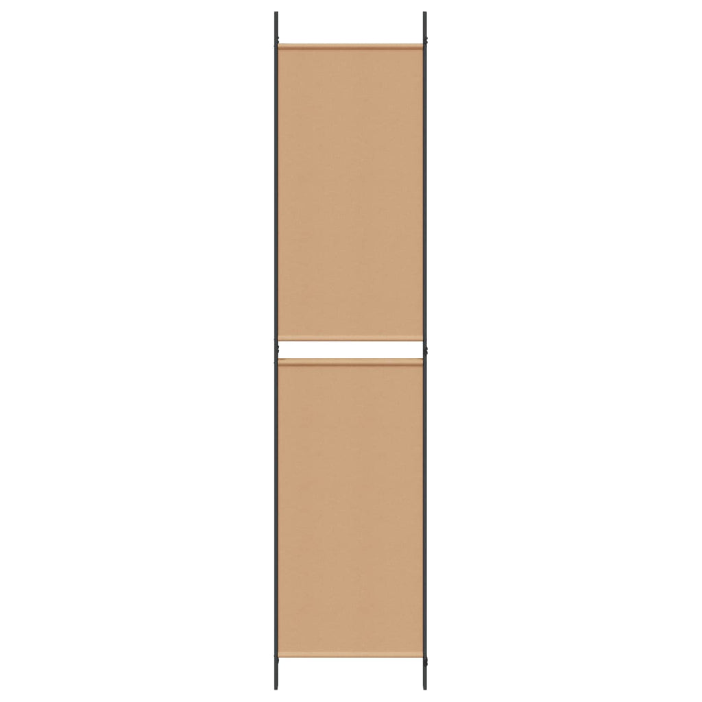 Pannello Divisorio a 3 Pannelli Beige 150 x 220 cm Tessuto