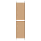 Pannello Divisorio a 3 Pannelli Beige 150 x 220 cm Tessuto