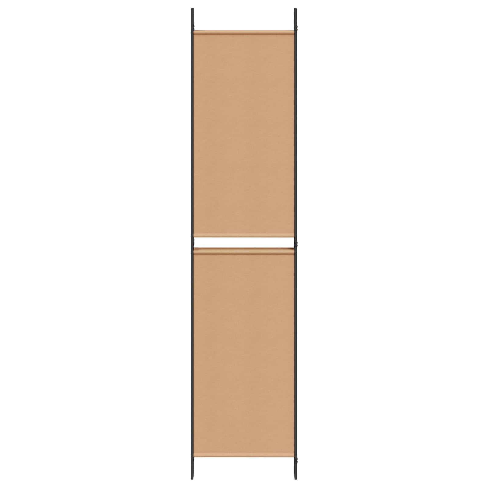 Pannello Separatore a 5 Pannelli Beige 250 x 220 cm Tessuto