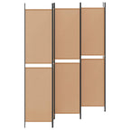 Divisore per Stanza a 6 Pannelli Beige 300 x 220 cm Tessuto