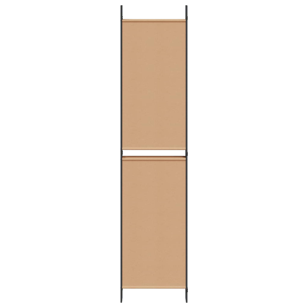 Divisore per Stanza a 6 Pannelli Beige 300 x 220 cm Tessuto