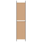 Divisore per Stanza a 6 Pannelli Beige 300 x 220 cm Tessuto