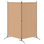 Divider Stanza a 2 Pannelli Beige 175 x 180 cm Tessuto