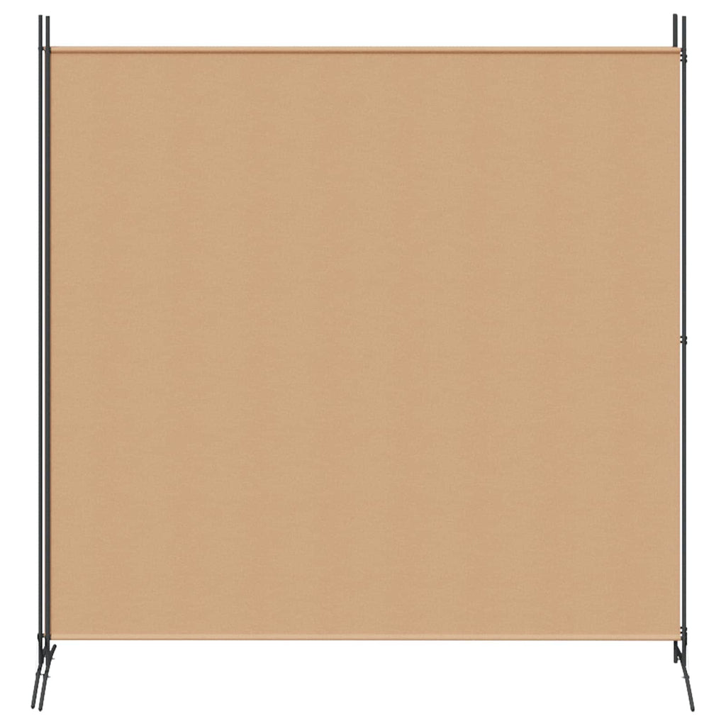 Divider Stanza a 2 Pannelli Beige 348 x 180 cm Tessuto