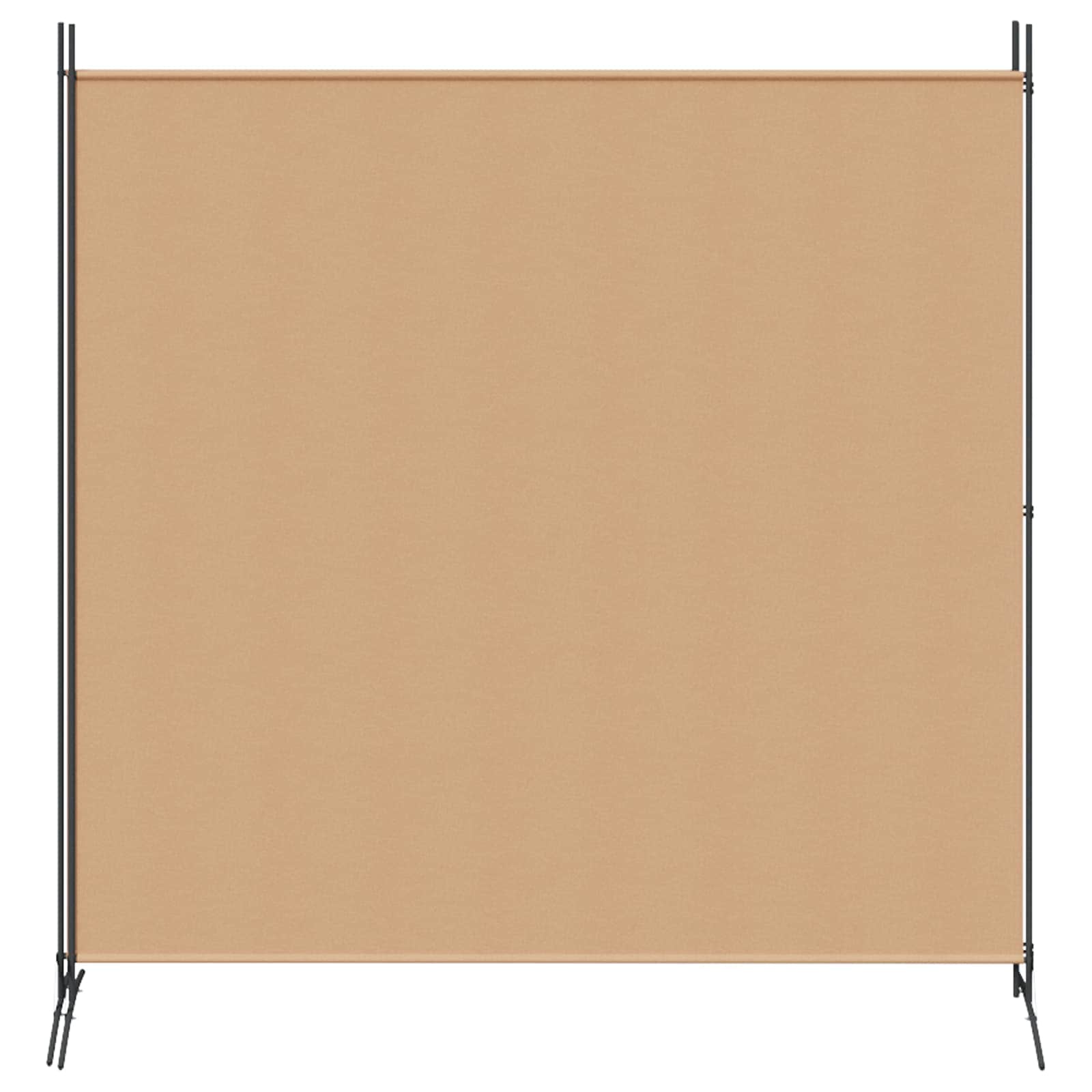 Divider Stanza a 2 Pannelli Beige 348 x 180 cm Tessuto