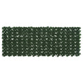 Schermo per balcone con foglie Verde Scuro 200 x 75 cm
