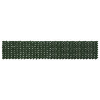 Schermo per balcone con foglie Verde Scuro 400 x 75 cm