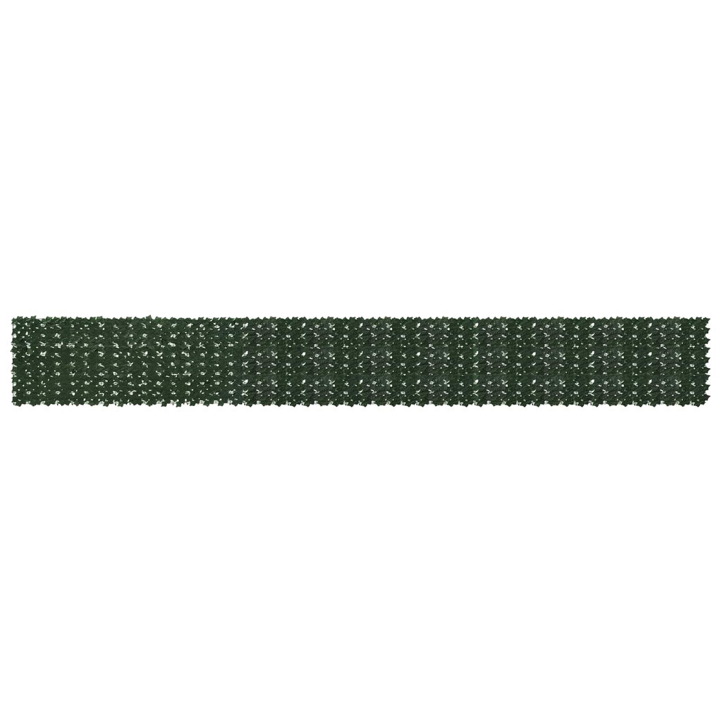 Schermo per balcone con foglie Verde Scuro 600 x 75 cm