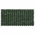 Schermo per balcone con foglie Verde Scuro 200 x 100 cm