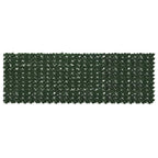 Schermo per balcone con foglie Verde Scuro 300 x 100 cm