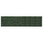 Schermo per balcone con foglie Verde Scuro 400 x 100 cm