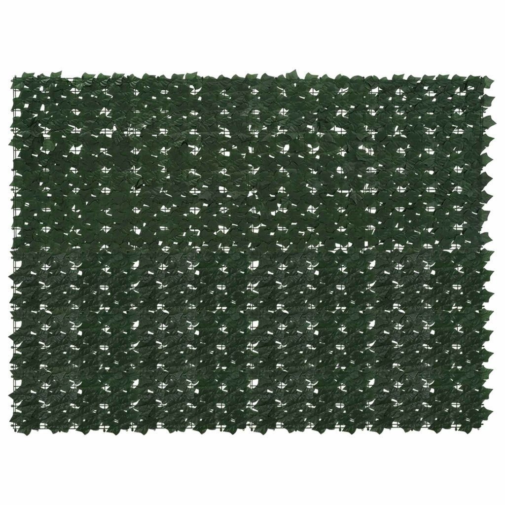 Schermo per balcone con foglie Verde Scuro 200 x 150 cm