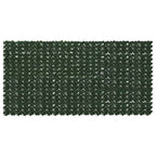 Schermo per balcone con foglie Verde Scuro 300 x 150 cm