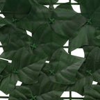 Schermo per balcone con foglie Verde Scuro 400 x 150 cm