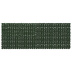 Schermo per balcone con foglie Verde Scuro 400 x 150 cm