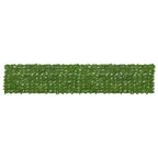 Schermo per balcone con foglie Verde e Giallo 400 x 75 cm