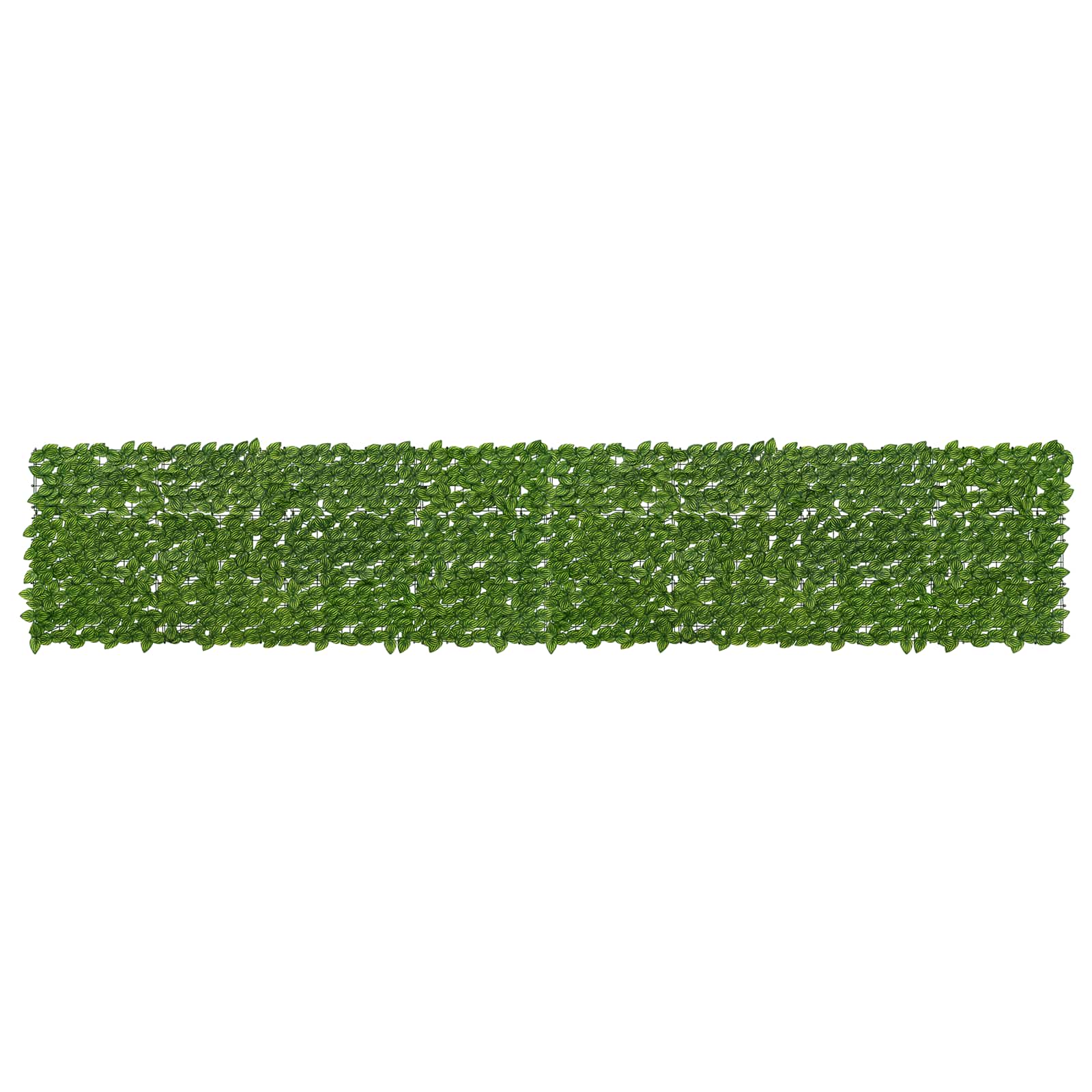 Schermo per balcone con foglie Verde e Giallo 400 x 75 cm