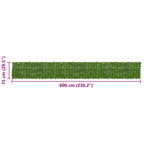 Schermo per balcone con foglie Verde e Giallo 600 x 75 cm