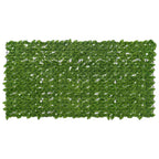 Schermo per balcone con foglie Verde e Giallo 200 x 100 cm