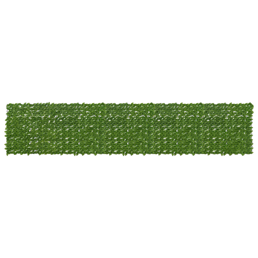 Schermo per balcone con foglie Verde e Giallo 500 x 100 cm