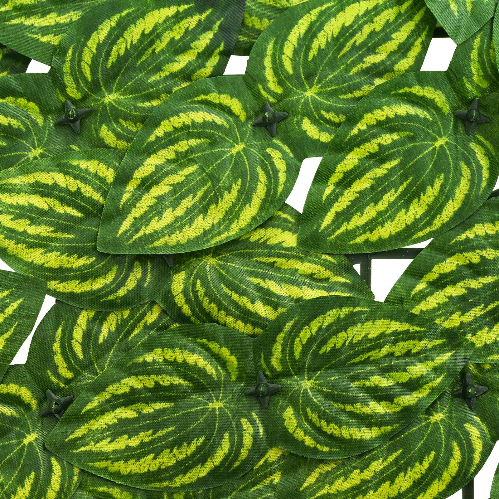 Schermo per balcone con foglie Verde e Giallo 600 x 100 cm