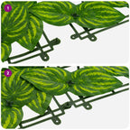 Schermo per balcone con foglie Verde e Giallo 600 x 100 cm