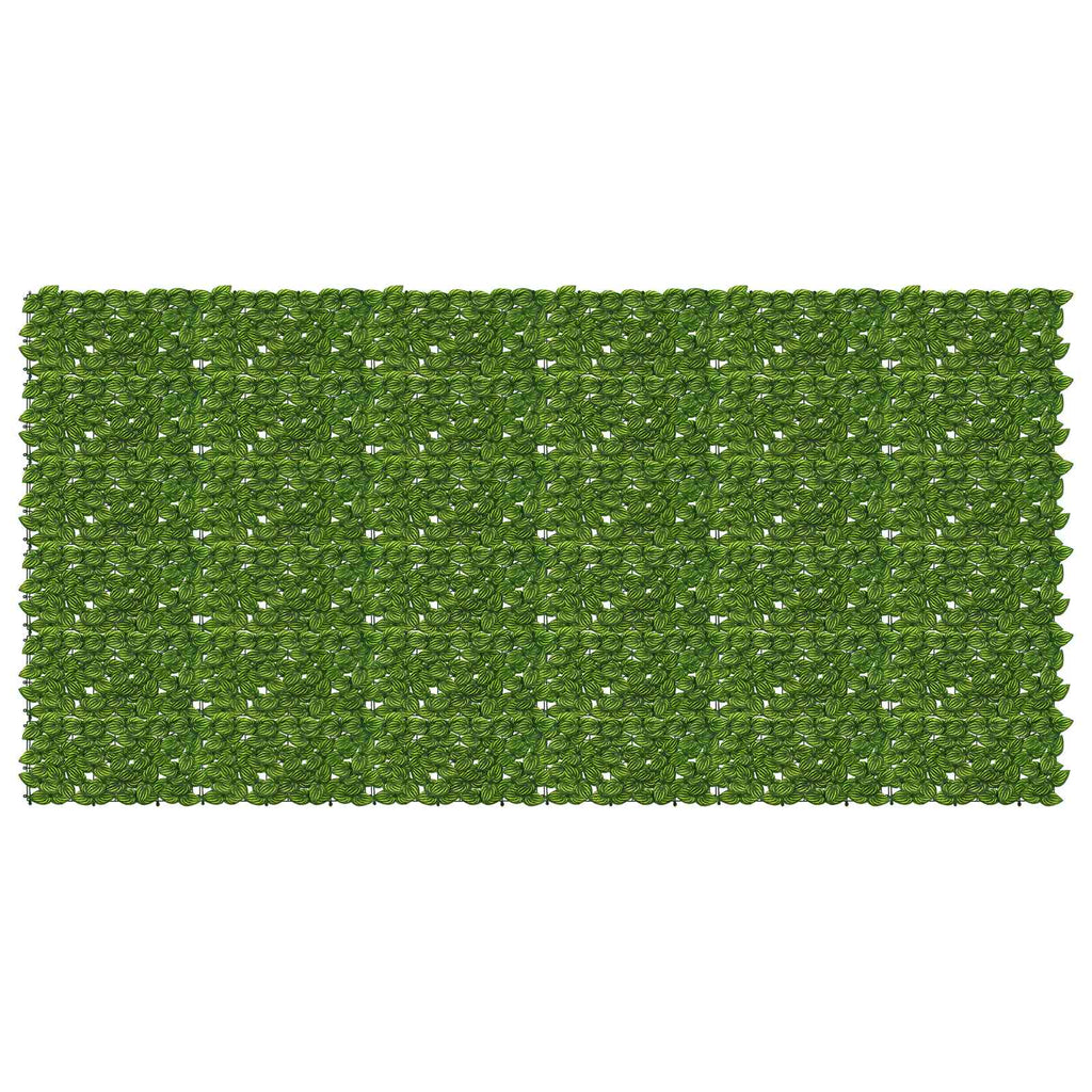 Schermo per balcone con foglie Verde e Giallo 300 x 150 cm